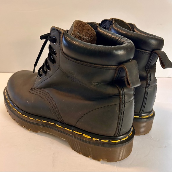 Dr. Martens Vintage The Original Air Cushion Soles Black Leather Boots 939 S 7 - Picture 4 of 9